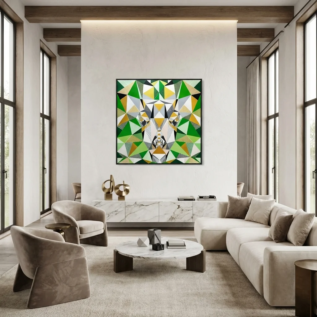 Żyrafa 3 - Wizualizacja we wnętrzu